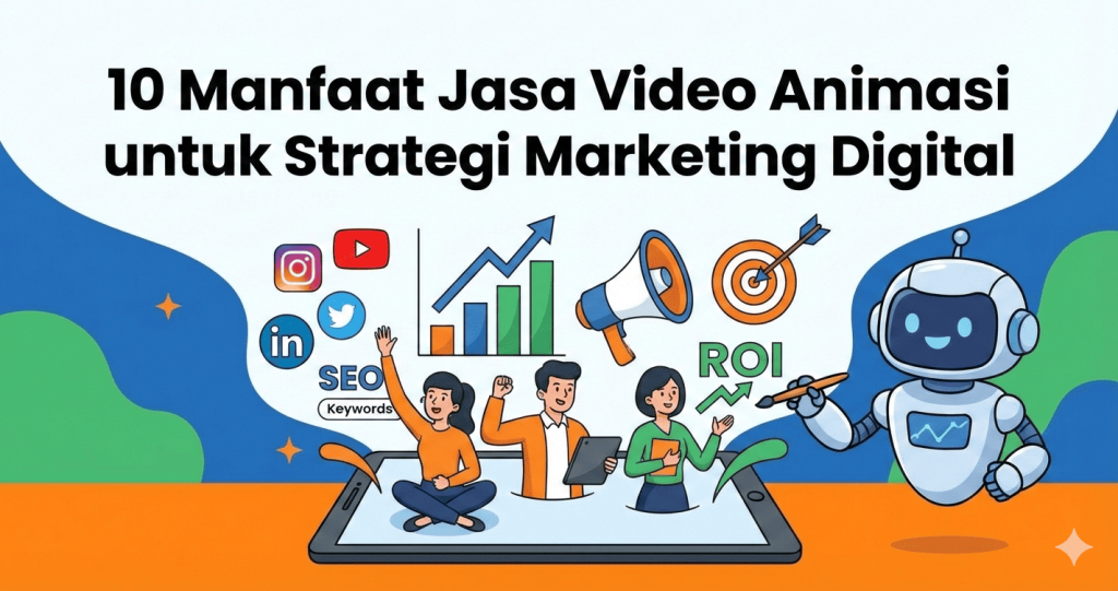 10 Manfaat Menggunakan Jasa Video Animasi untuk Memperkuat Strategi Marketing Digital